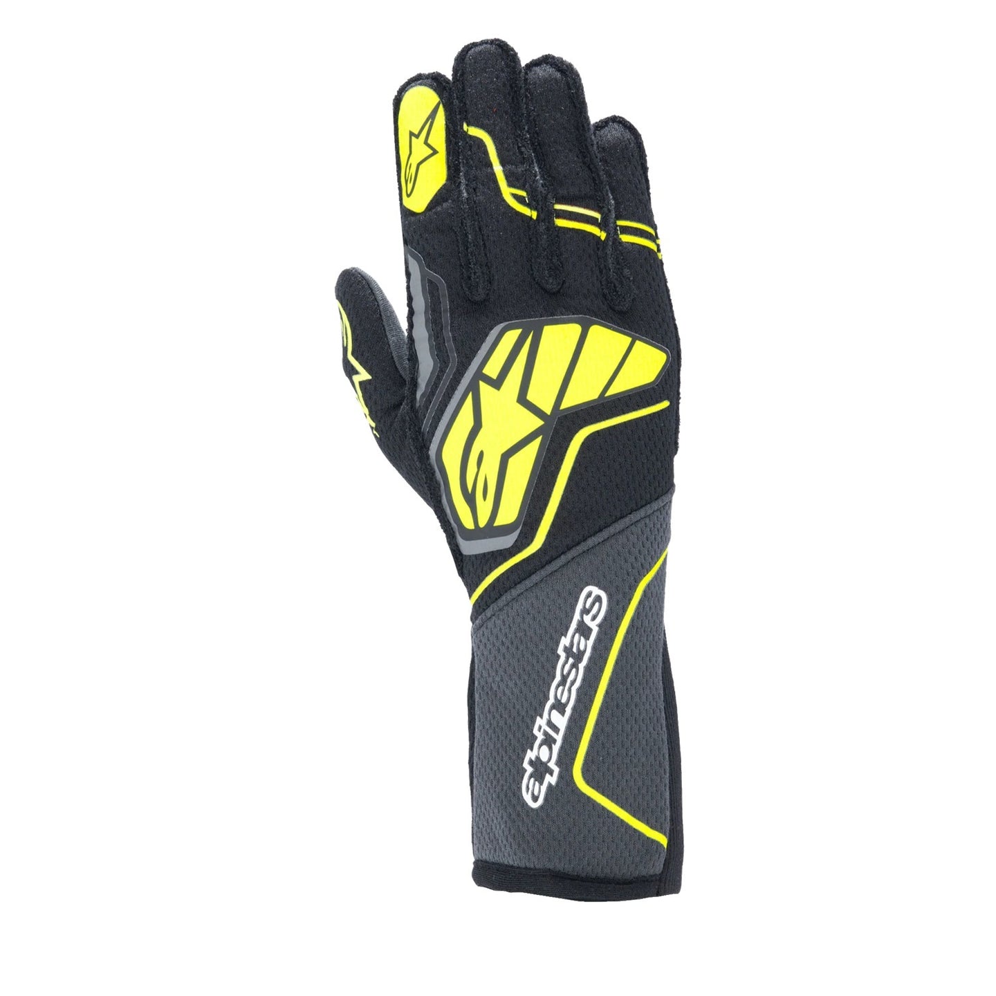 Glove Tech-1 ZX V4 Blk / Flou Yellow Large