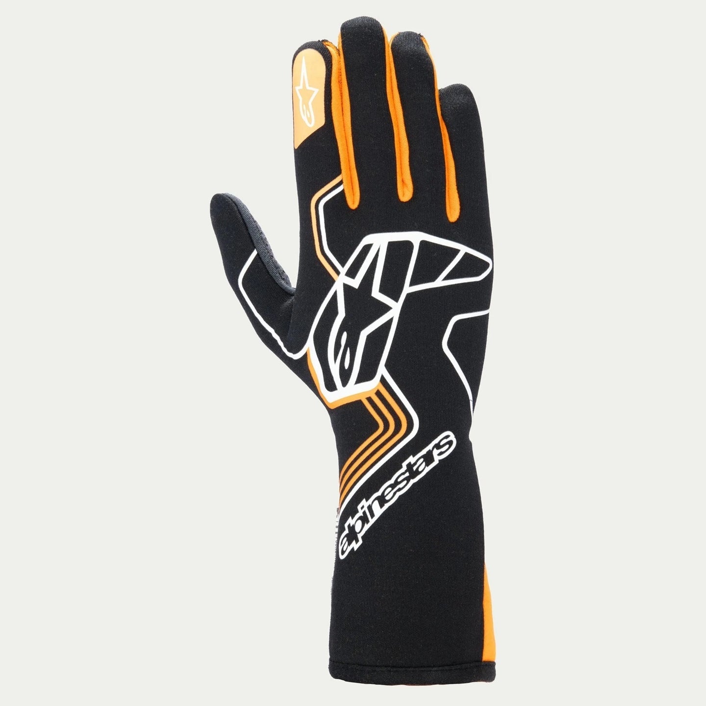 Glove Tech-1 Race V4 Black / Flo Org 2X-Lrg