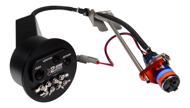 DeatschWerks 94-02 Nissan Silvia and Skyline X2 Surge Module with DW420 Pumps and Install Kit