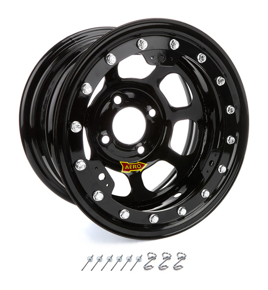 13x7 2in. 4.50 Black Beadlock Wheel