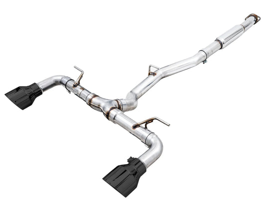 BRZ GR86 FR-S Exhaust Dual Outlet Black Tips