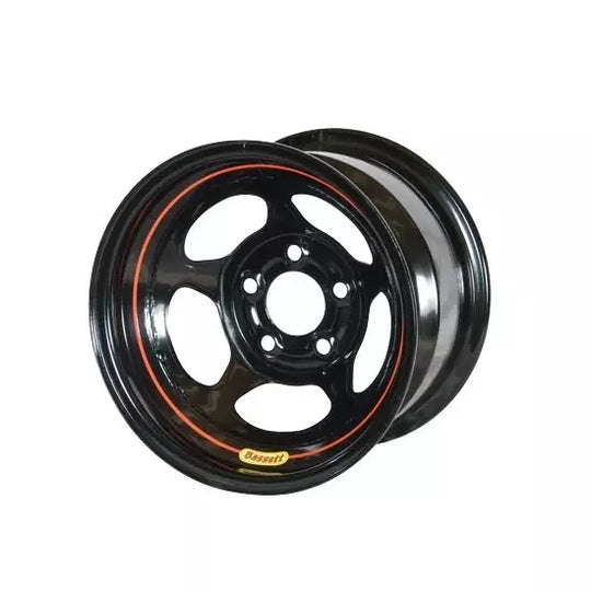 Wheel 15in x 10in 2in BS 5x5 Black Inertia