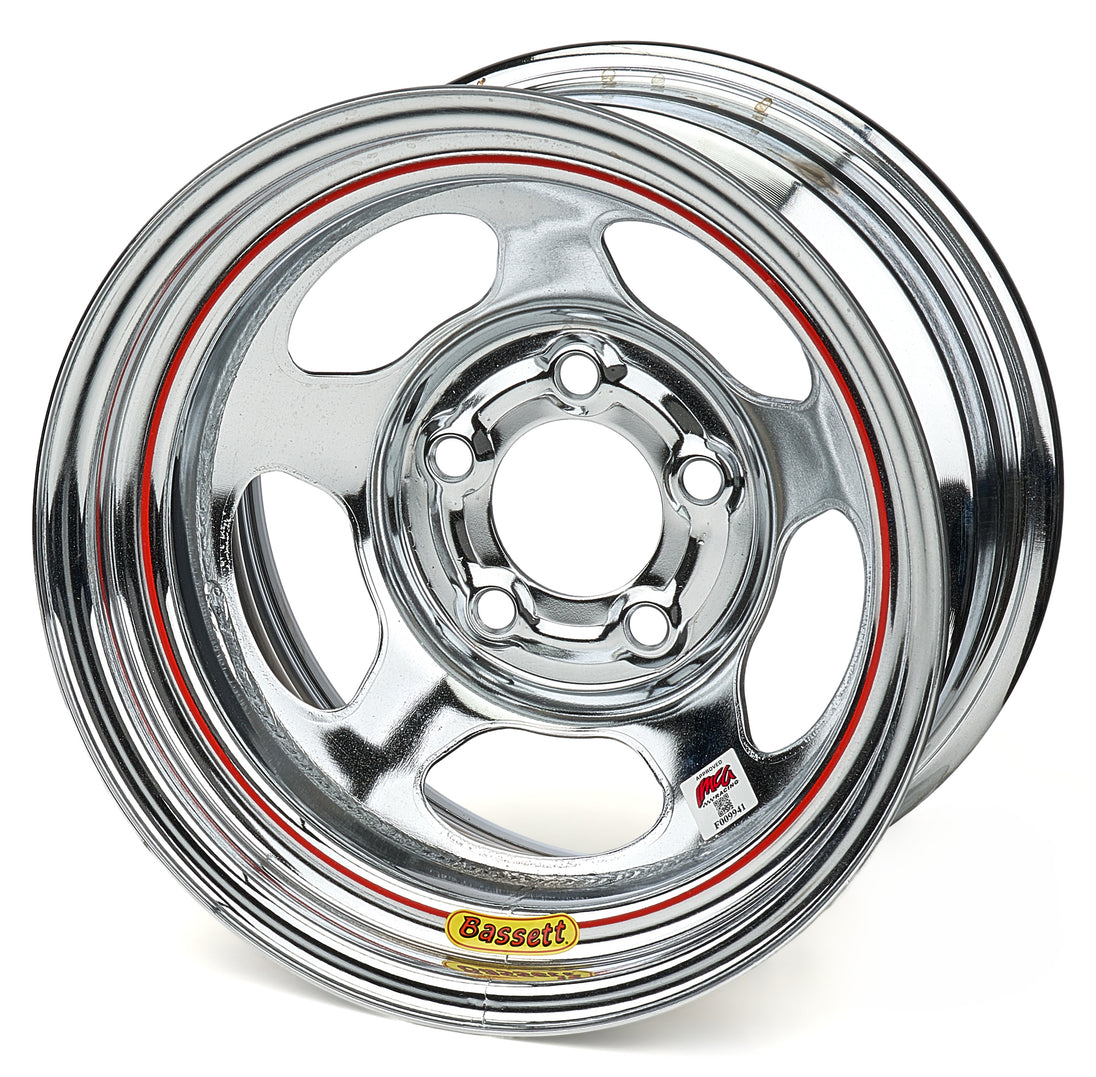 Wheel 15x8 IMCA Chrome Inertia 5x8