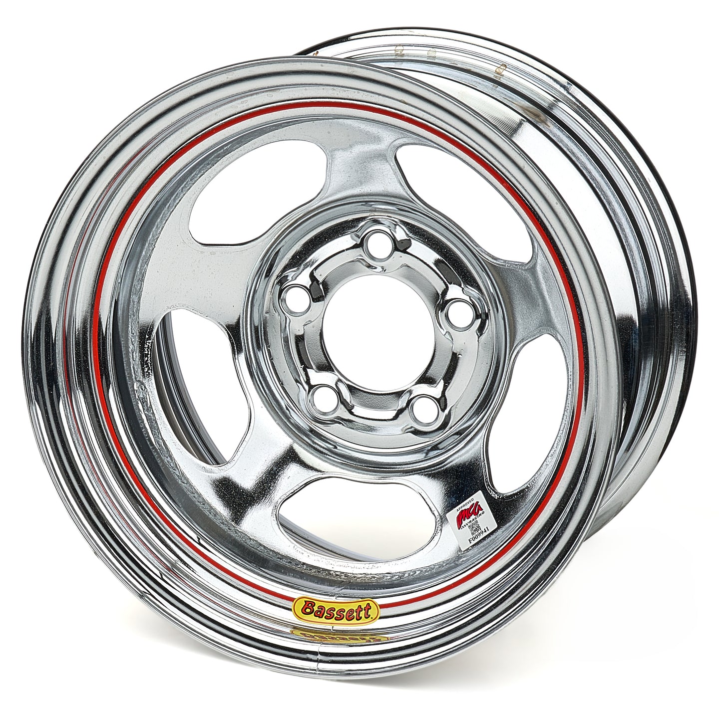 Wheel 15x8 IMCA Chrome Inertia 5x8