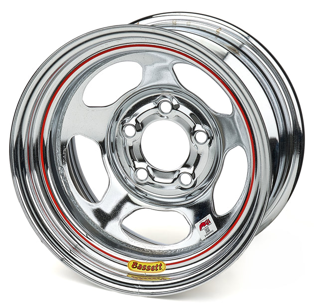 Wheel 15x8 IMCA Chrome Inertia 5x8