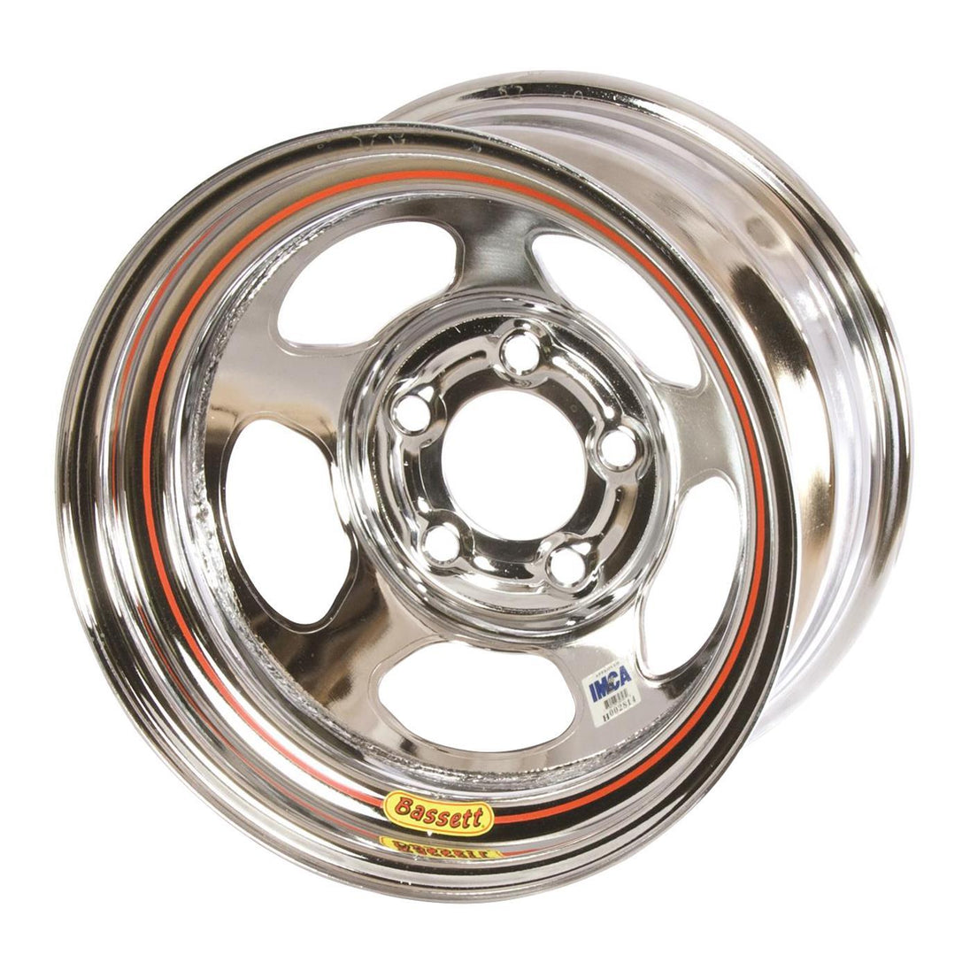 15X8 IMCA 5X4.75 2IN B/S Inertia Chrome