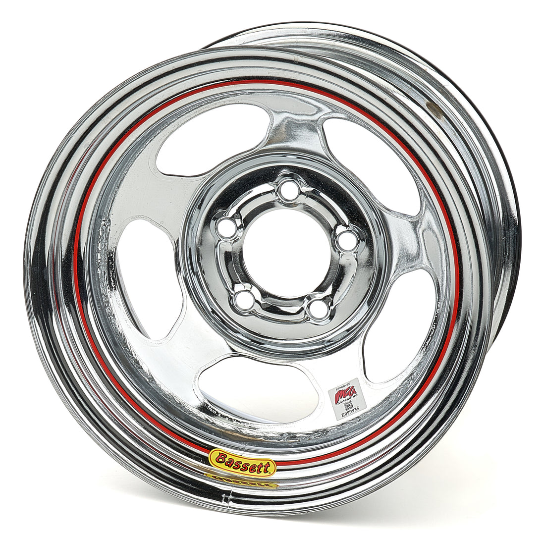 15X8 IMCA 5X4.75 3IN B/S Inertia Chrome
