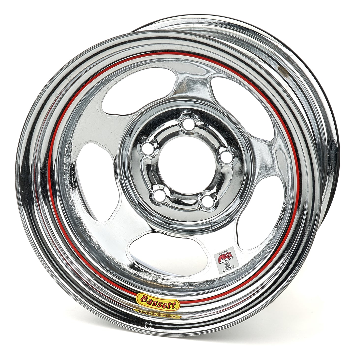 15X8 IMCA 5X4.75 3IN B/S Inertia Chrome