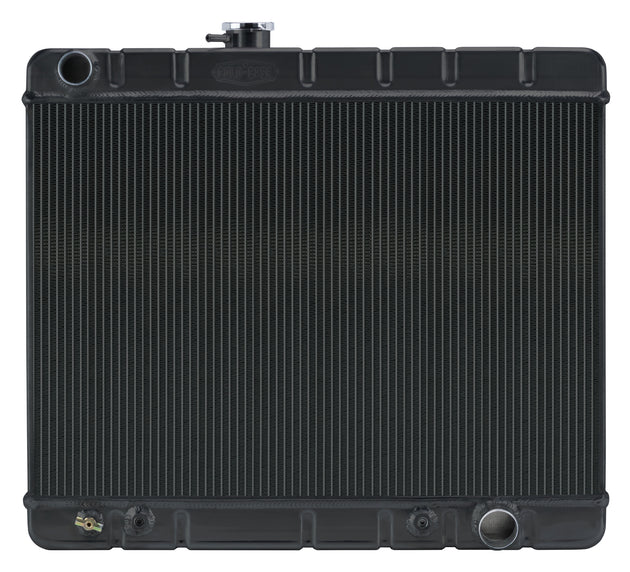 66-67 GTO Radiator w/AC AT Black