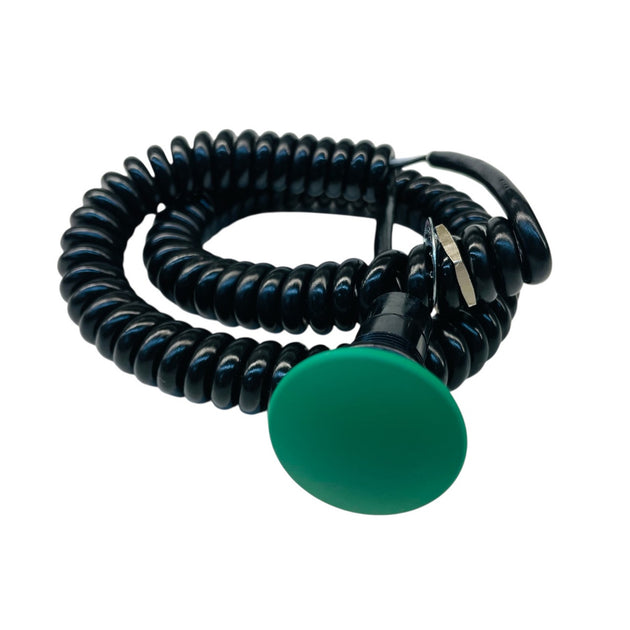 Shredder Transbrake Button w/Cord - Green