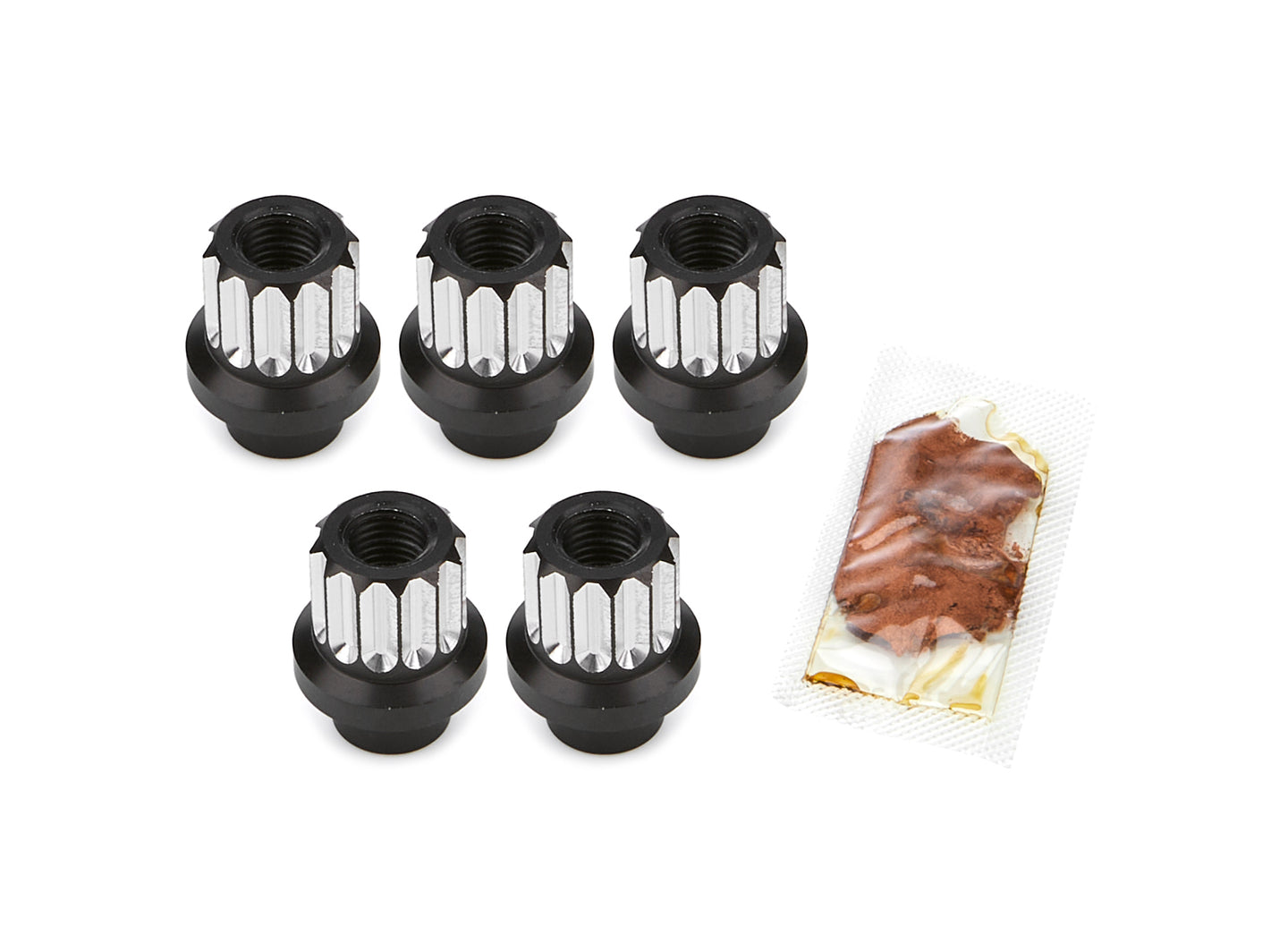Billet Aluminum 12pt Lug Nuts 12mm 5pk