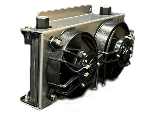 Oil Cooler Stacked Plate 13in x 5.75in x 2in