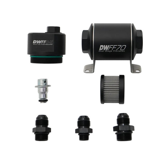 70mm Billet Filter Reg 10 Micron 8AN Fittings