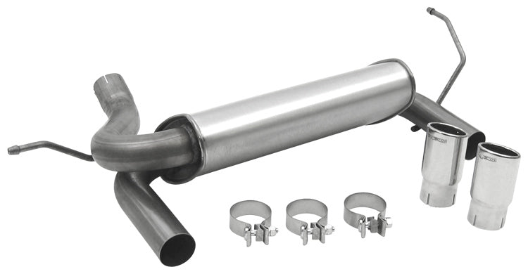 SS Axle Back Exhaust 07-18 Wrangler 3.6/3.8L