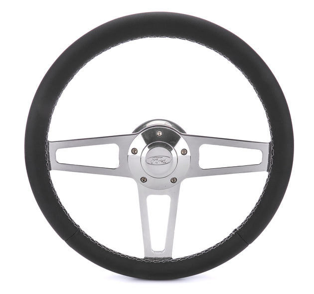 T Series Pol. Wheel Ford Logo/Install Kit