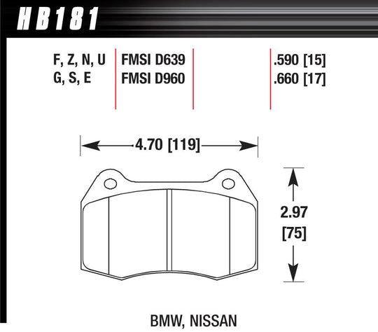 Brake Pads BMW