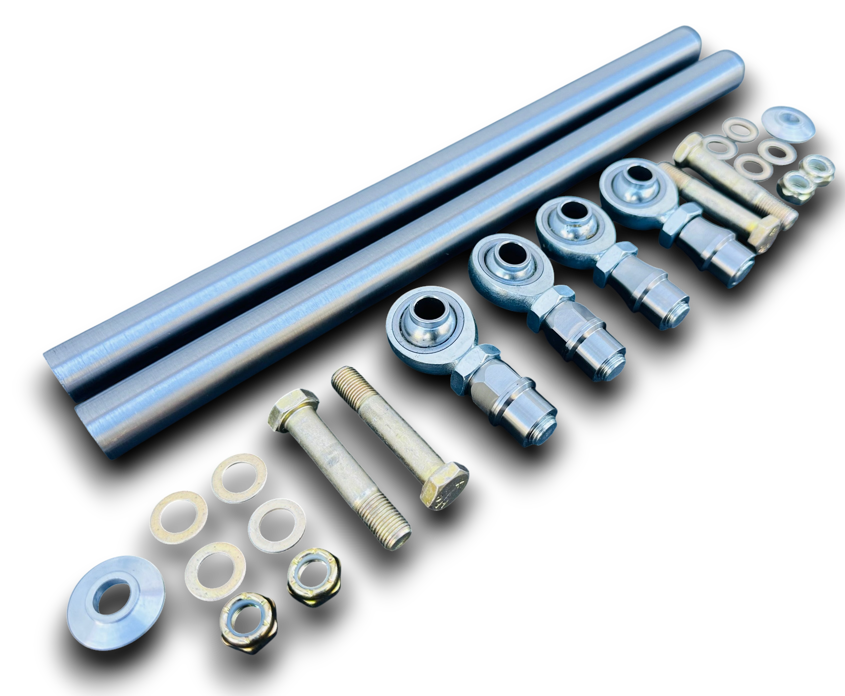 Titanium Tie Rod Kit for Strange Steering Rack (Clevis Style)