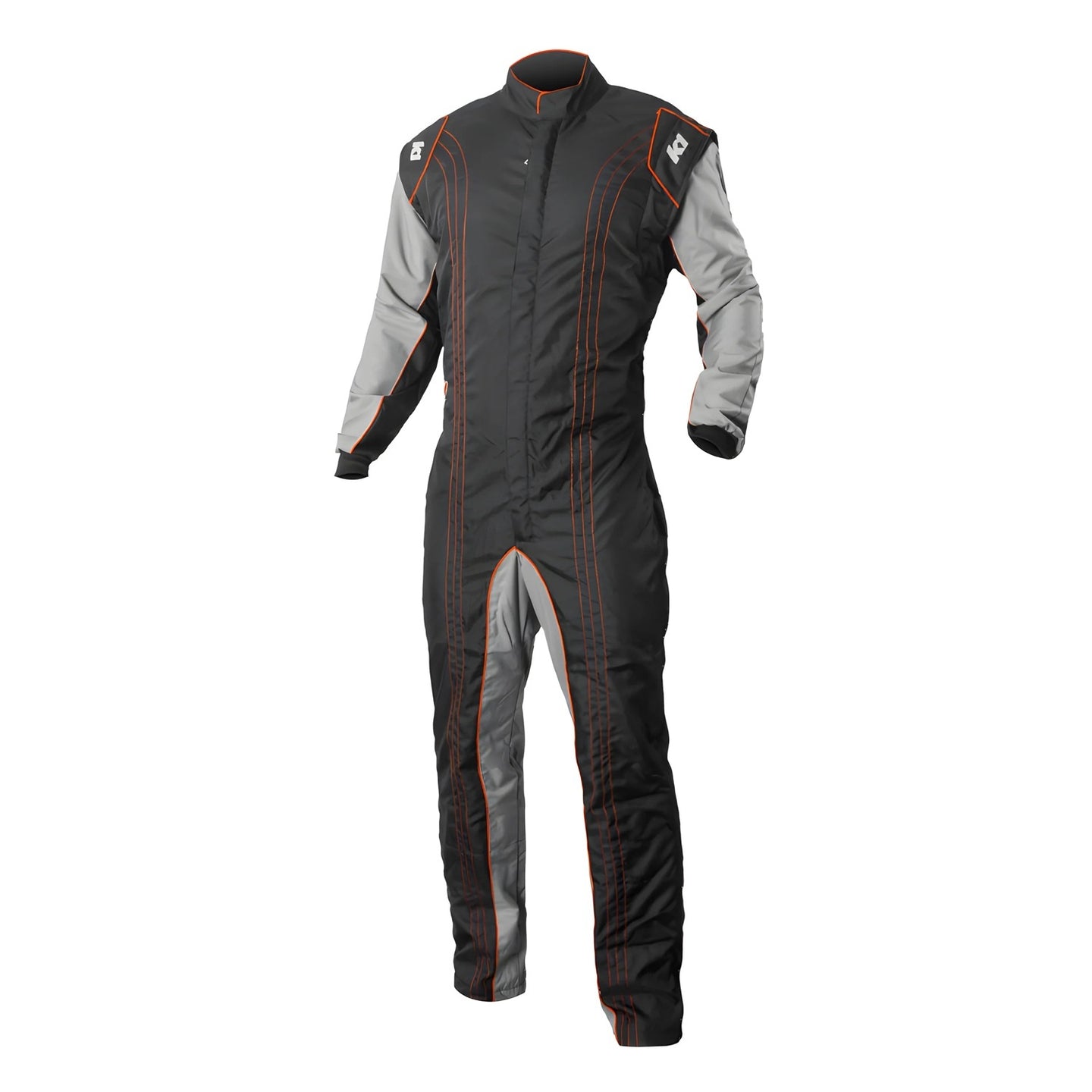 Suit Karting GK2 Adult Large Black/Orange