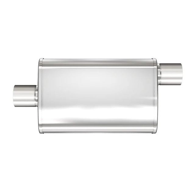 SS 3 Chamber Muffler 2.25in Offset In/Center