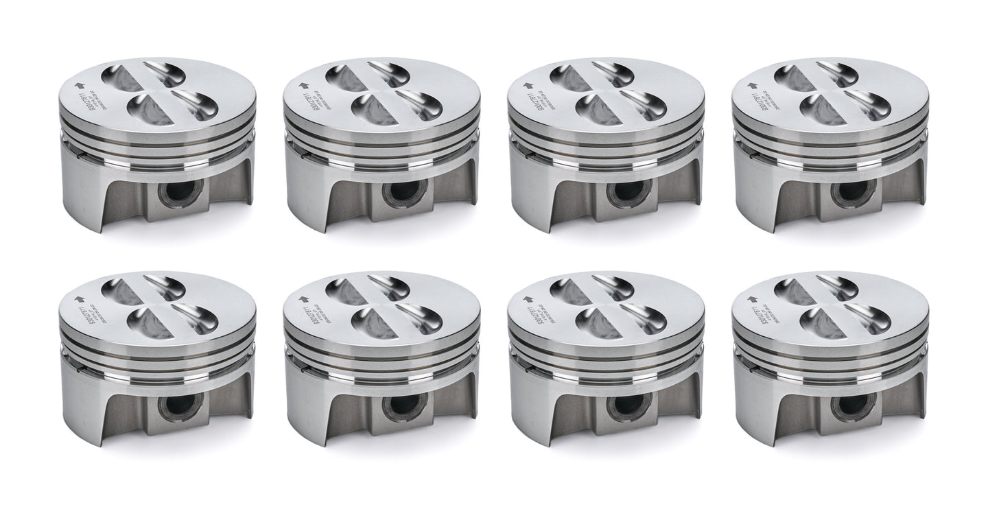 SBC PowerPak FT Piston Set  4.011 Bore  GM 604