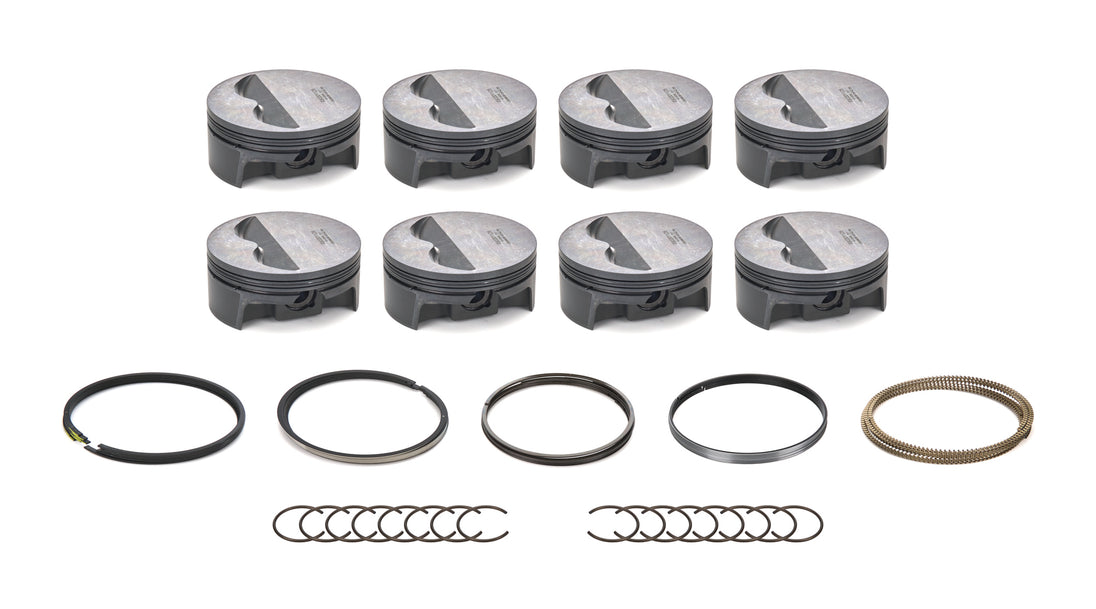 SBC FT Powerpak Piston Set 4.125 Bore -5cc