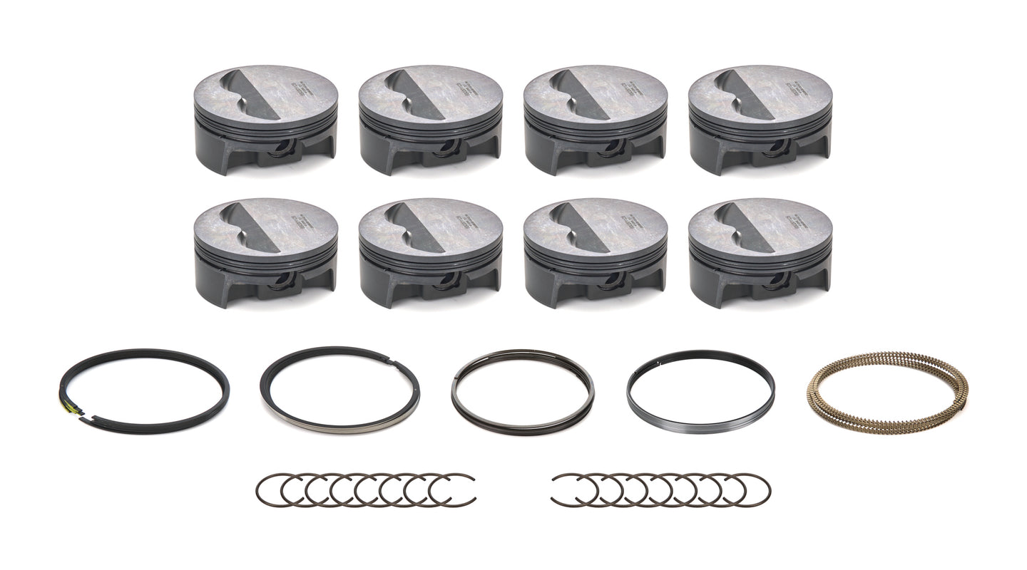 SBC FT Powerpak Piston Set 4.125 Bore -5cc