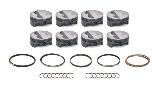 SBC FT Powerpak Piston Set 4.125 Bore -5cc