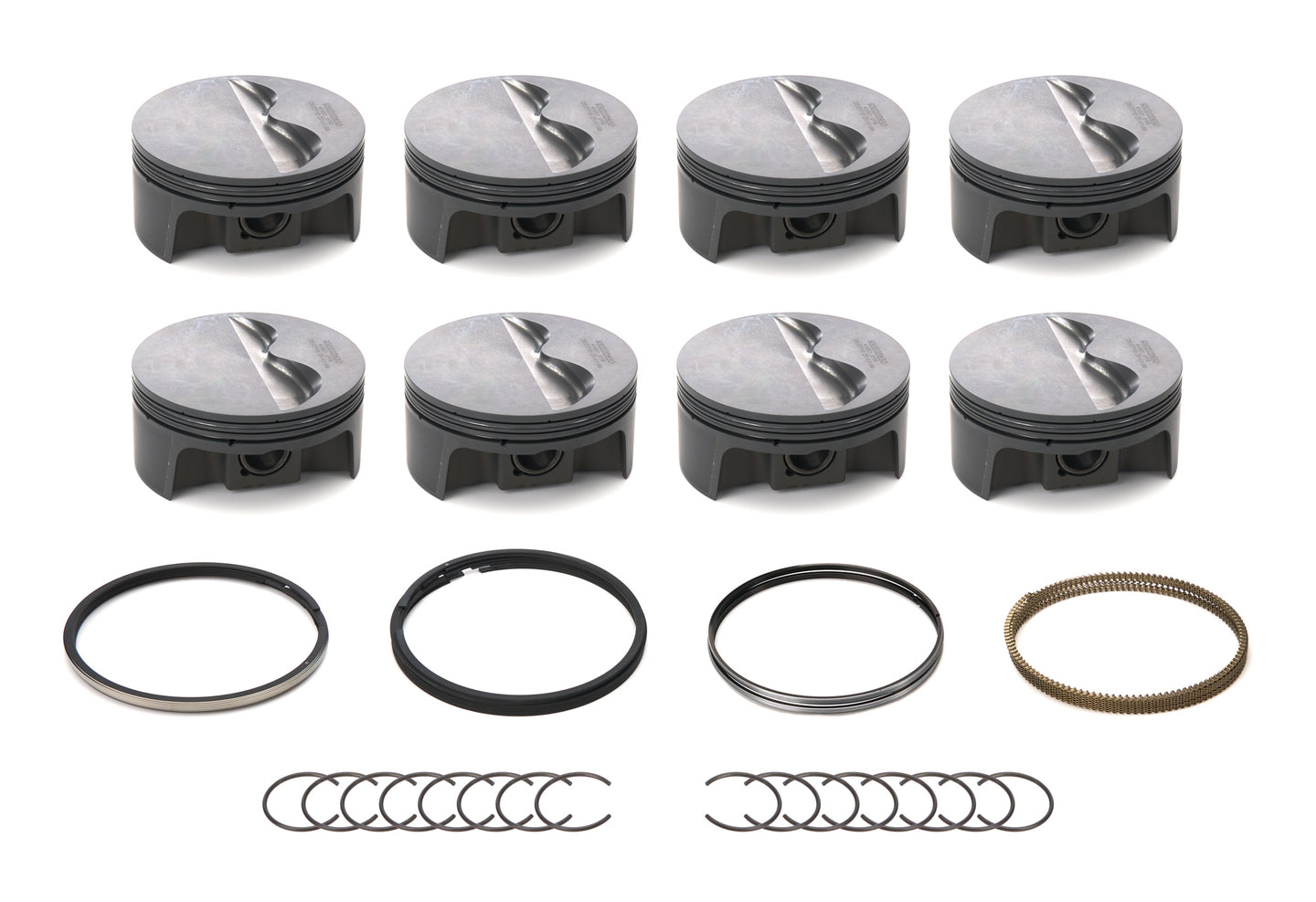 SBC FT PowerPak Piston Set 4.030 Bore -4.1cc