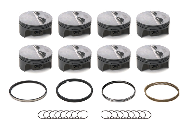 SBC FT PowerPak Piston Set 4.030 Bore -4.1cc