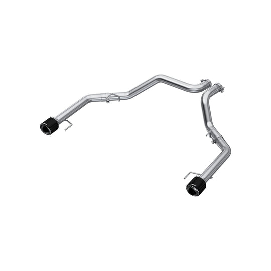 3in Axle ack Exhaust Dual Rear Exit Stainless