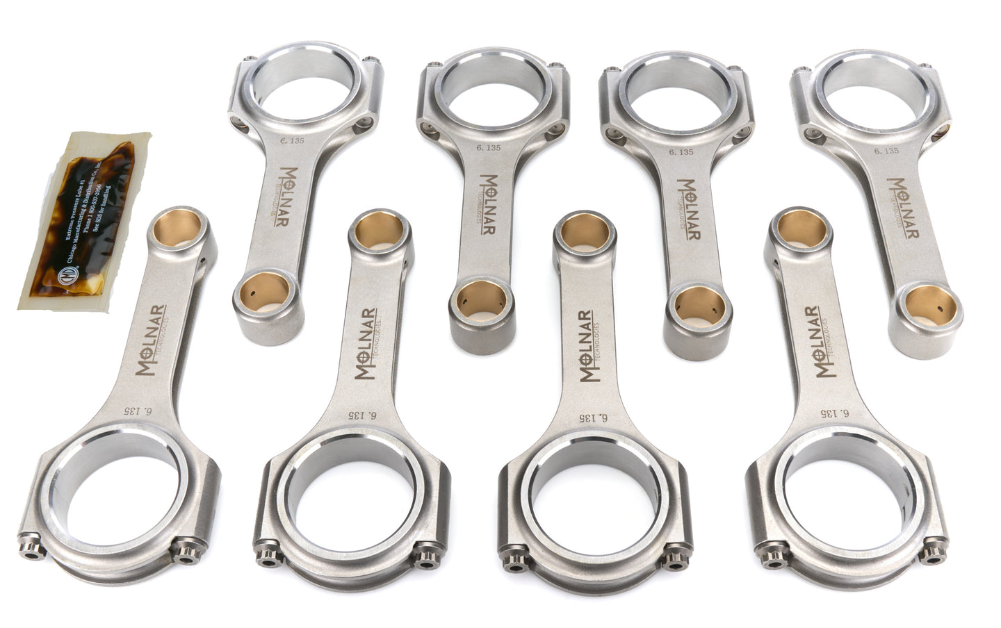 6.135 H-Beam Rod Set BBC NHRA Approved