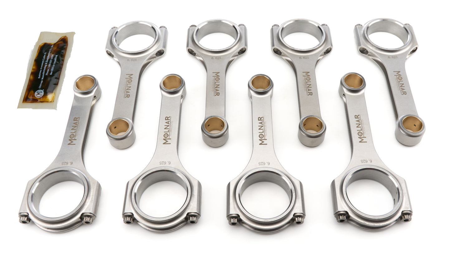 6.625 H-Beam Rod Set Pontiac V8