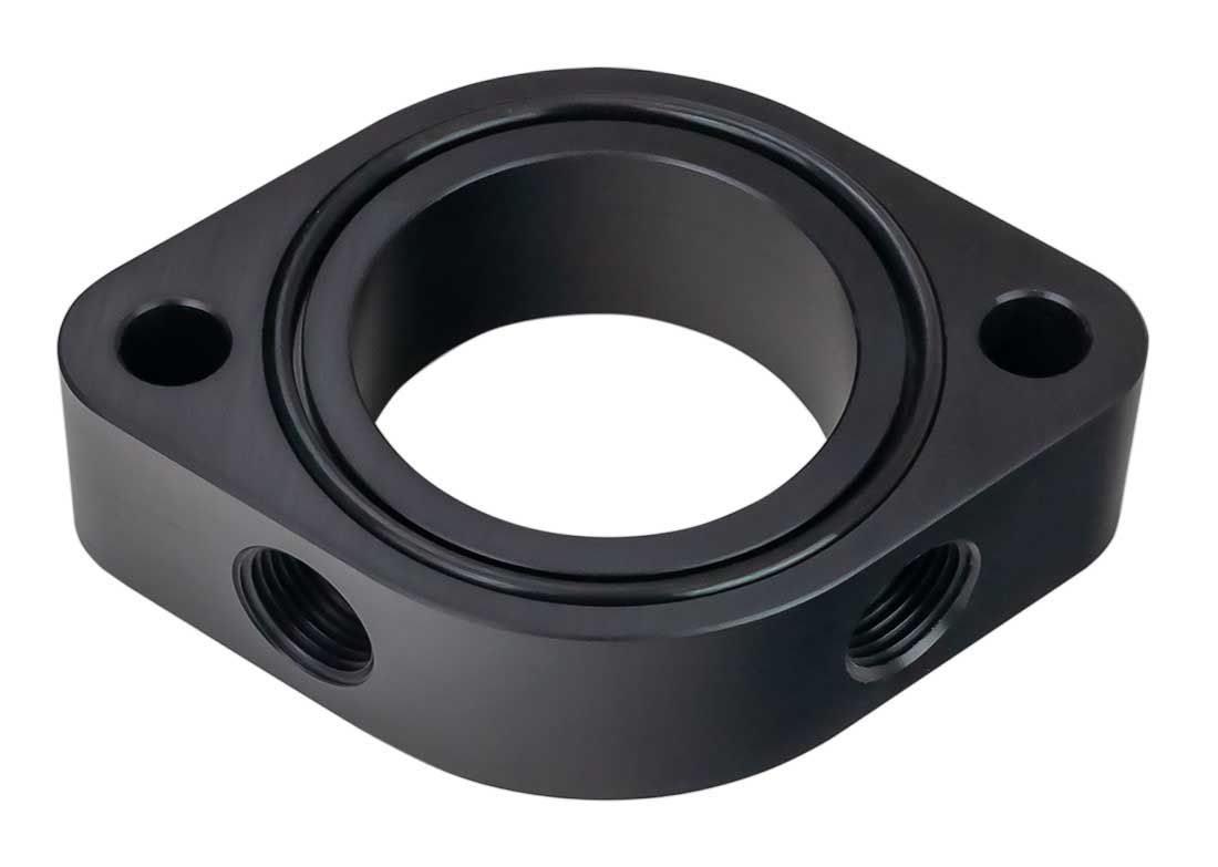 SBC/BBC T-stat Spacer Black Anodized