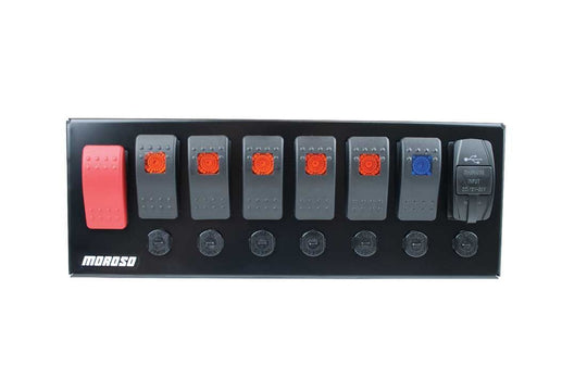 Switch Panel Rocker LED w/USB & Breaker