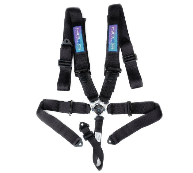 Harness 5pt Camlock Black w/Pads SFI 16.1