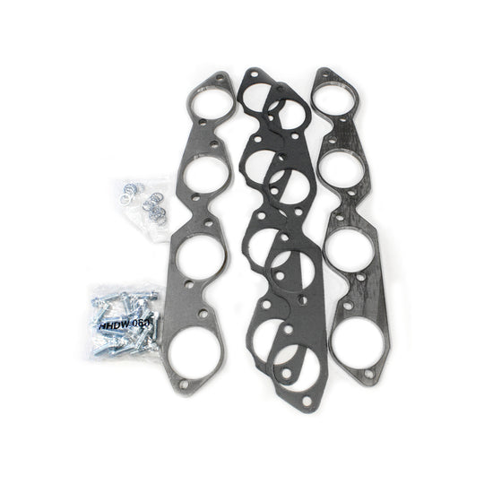Exhaust Header Flange Kit BBC - Round Port