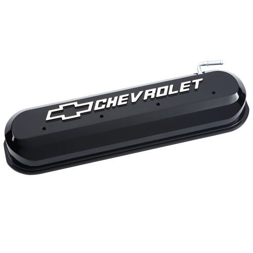LS Valve Covers Slant Edge Liquid Black