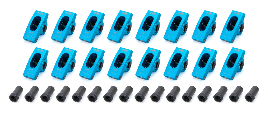 SBF Roller Rocker Arms - 1.6 Ratio 7/16 Stud