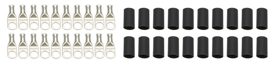 Ring Terminals 1/2in 6 Ga w/Heat Shrink 20pk