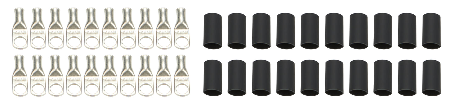 Ring Terminals 1/2in 6 Ga w/Heat Shrink 20pk