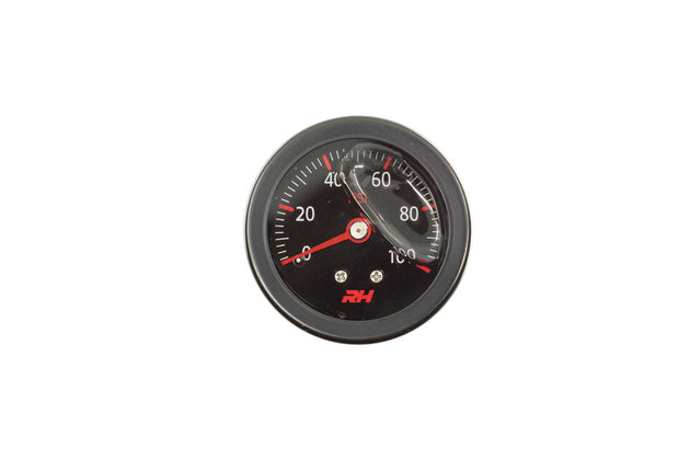 Fuel Pressure Gauge Bla ck