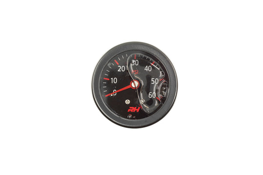 Liquid Filled Fuel Press Gauge  60-PSI 1/8 Npt