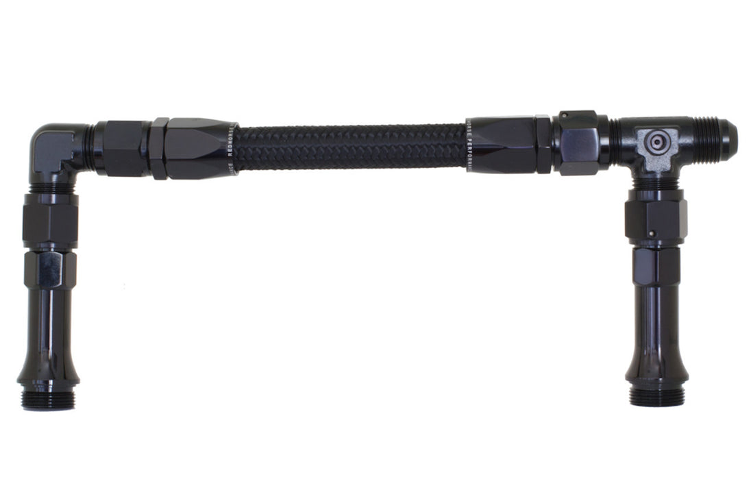 8AN Dual Feed Carb Kit Black