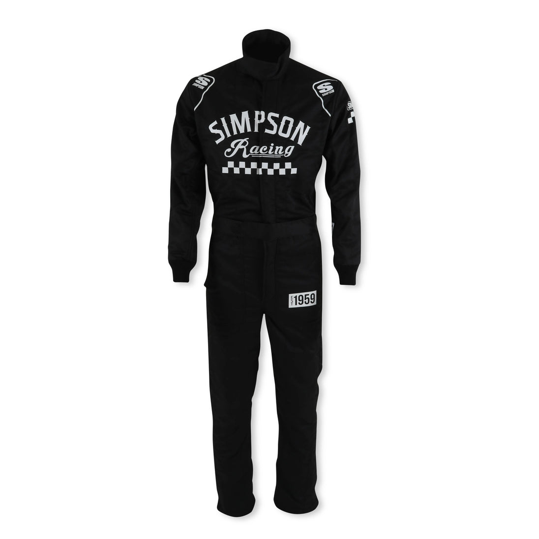 Suit Checkers Medium Black SFI 3.2A/5