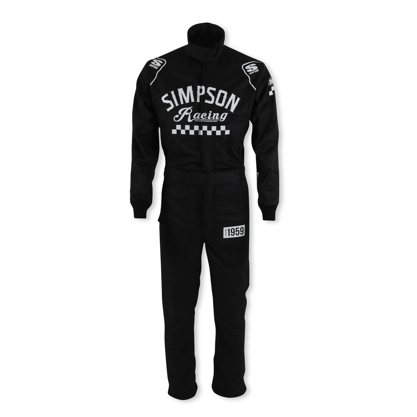 Suit Checkers Medium Black SFI 3.2A/5
