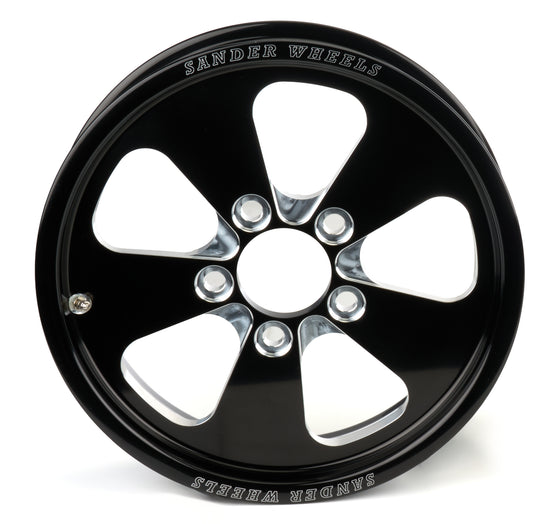 740 SERIES 15X3.5X2.2 FR GD 5 SPOKE 5X4.75 BLK &