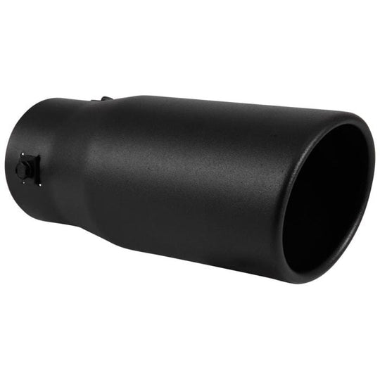 Exhaust Tip 3-1/2in Slant Black