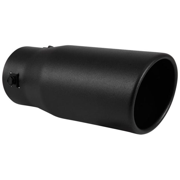 Exhaust Tip 3-1/2in Slant Black