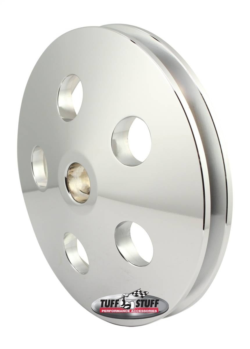 V-Groove Power Steering Pulley Chrome