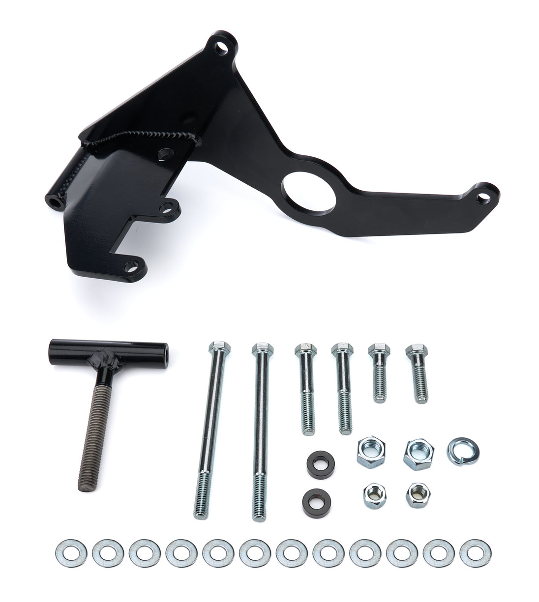 A/C Compressor Bracket SBC Long Water Pump Blk